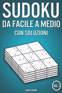 Sudoku da facile a medio con soluzioni