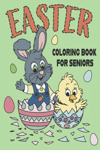 Easter Coloring Book for Seniors