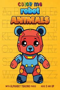 Color Me Robot Animals