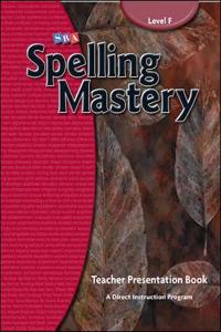 Spelling Mastery Level F, Teacher Materials