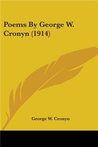 Poems By George W. Cronyn (1914)