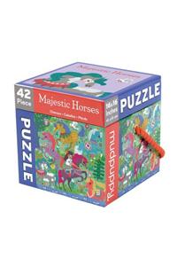 Majestic Horses Cube Puzzle