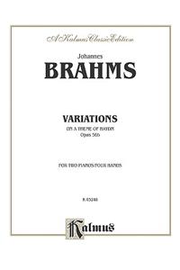 Variations on a Theme of Haydn, Op. 56B (Original)