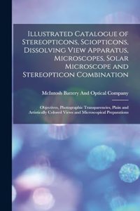 Illustrated Catalogue of Stereopticons, Sciopticons, Dissolving View Apparatus, Microscopes, Solar Microscope and Stereopticon Combination