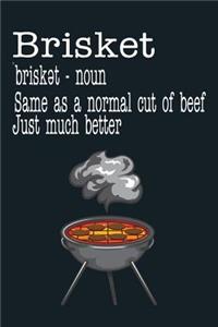 Brisket Noun Same As A Normal Cut Of Beef Just Much Better