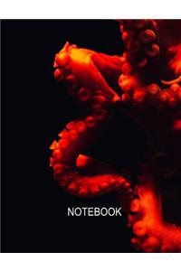 Notebook. Octopus Composition Notebook. College Ruled. 8.5 x 11. 120 Pages.