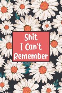Shit I Can't Remember