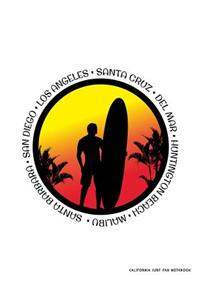 California Surf Fan Notebook