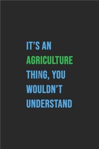 It's an agriculture thing. you wouldn't understand
