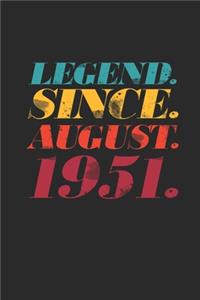 Legend Since August 1951