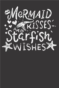 Mermaid Starfish Summer Vacation Notebook Journal