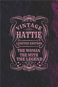 Vintage Hattie Limited Edition the Woman the Myth the Legend