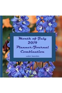 Month of July 2019 Planner/Journal Combination