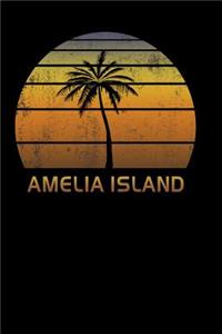 Amelia Island: Florida Notebook Lined Wide Ruled Paper For Taking Notes. Stylish Journal Diary 8.5 x 11 Inch Soft Cover. For Home, Work Or School.