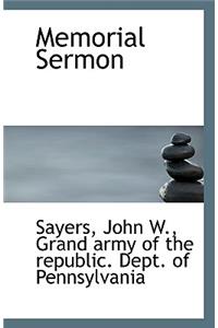 Memorial Sermon