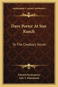 Dave Porter At Star Ranch