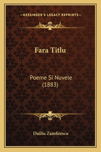 Fara Titlu