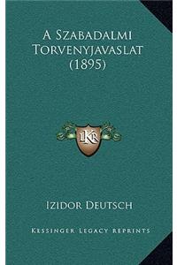 A Szabadalmi Torvenyjavaslat (1895)