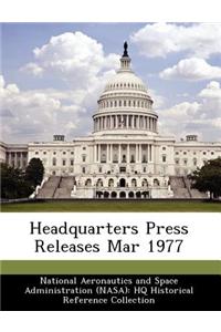 Headquarters Press Releases Mar 1977