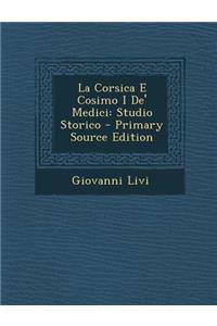 La Corsica E Cosimo I de' Medici