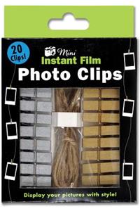 Instant Film Photo Clips Gold/Silv
