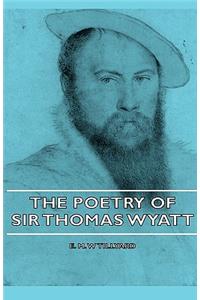 Poetry of Sir Thomas Wyatt