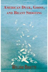 American Duck, Goose, And Brant Shooting