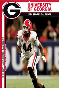 Georgia Bulldogs 2024 12x12 Team Wall Calendar