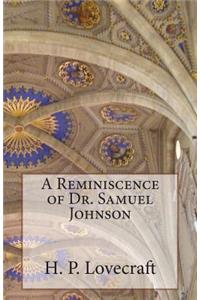 A Reminiscence of Dr. Samuel Johnson