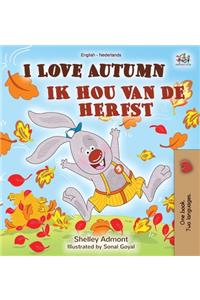 I Love Autumn (English Dutch Bilingual Book)