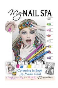 My Nail Spa color-in book
