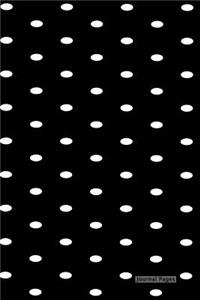 Journal Pages - Black White Dots