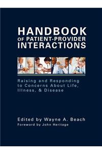 Handbook of Patient-Provider Interaction