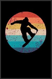vintage retro winter park colorado snowboard