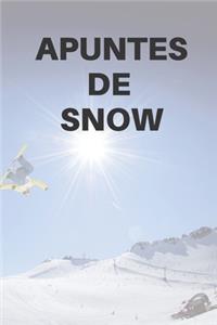 Apuntes de snowboard