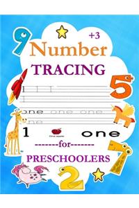 Number Tracing Book for Preschoolers