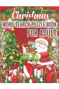 Christmas Word Search Puzzle book For Adult