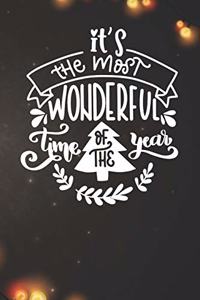 It's the Most Wonderful time of the Year Notebook