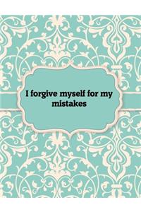 I Forgive Myself for my Mistakes, Notebook
