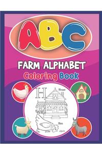 ABC Farm Alphabet Coloring Book