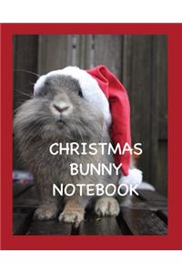 Christmas Bunny Notebook