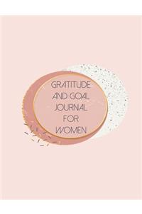 Gratitude And Goal Journal For Women