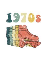 1970s Roller Skates Notebook
