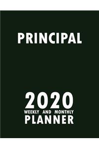 Principal 2020 Weekly and Monthly Planner