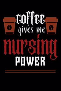 COFFEE gives me nursing power