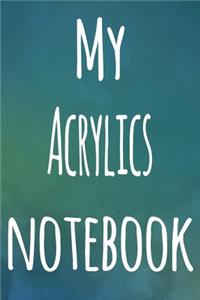 My Acrylics Notebook