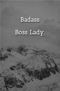 Badass Boss Lady. Notebook