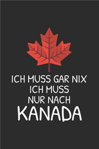 Kanada Notizbuch