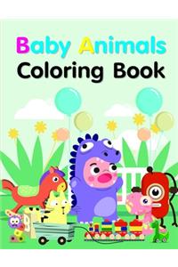 Baby Animals Coloring Book