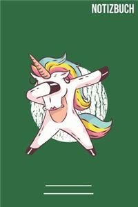 Notizbuch Liniert Dab Einhorn